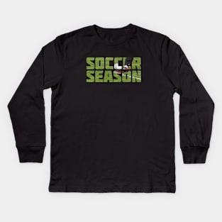 Soccer Season Kids Long Sleeve T-Shirt